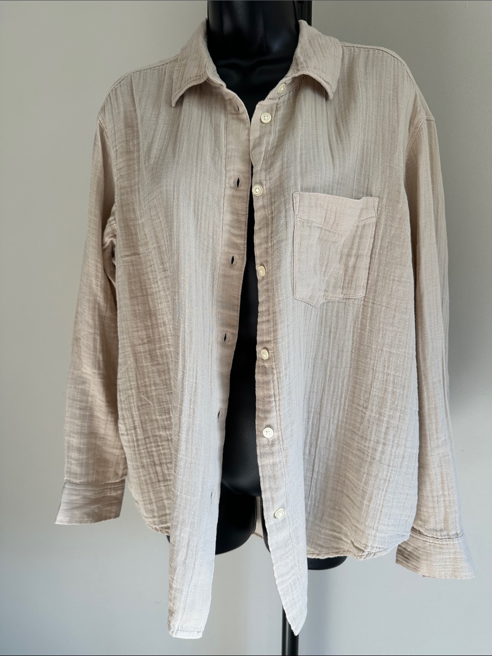 🧡 GAP Breezy Cotton Button-Down Shirt
